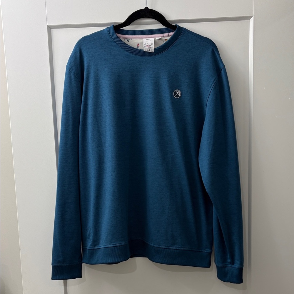 Men's Blue Crewneck Sweater